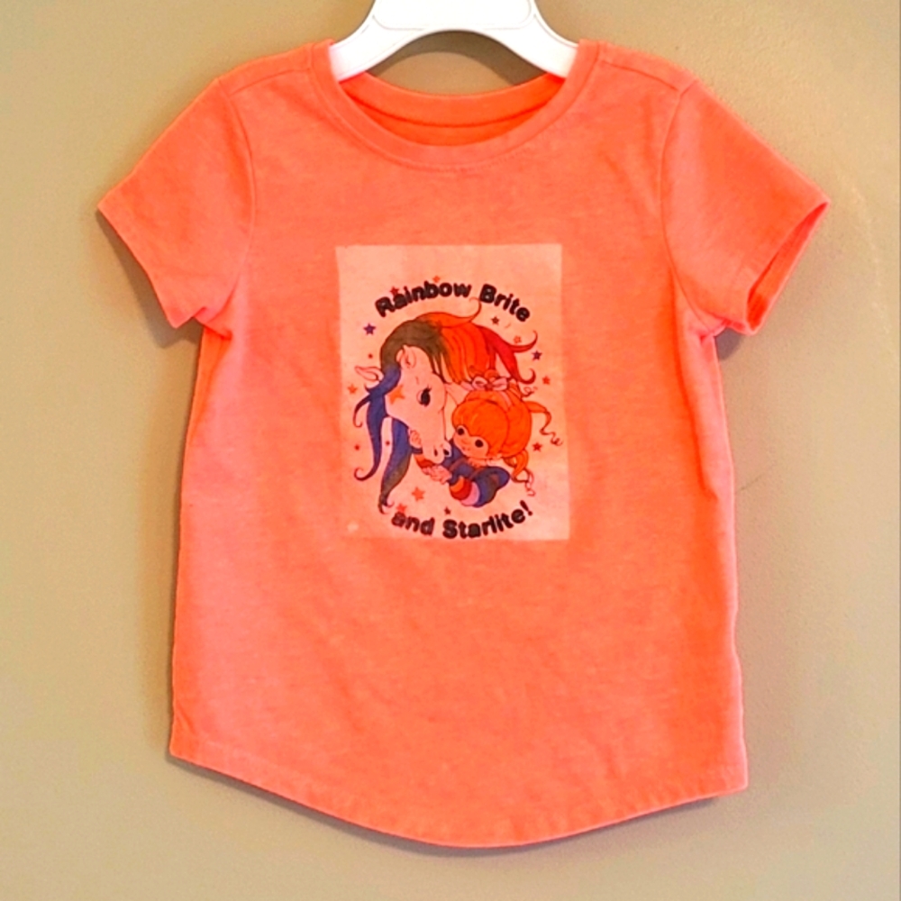 Rainbow Brite orange tee shirt
